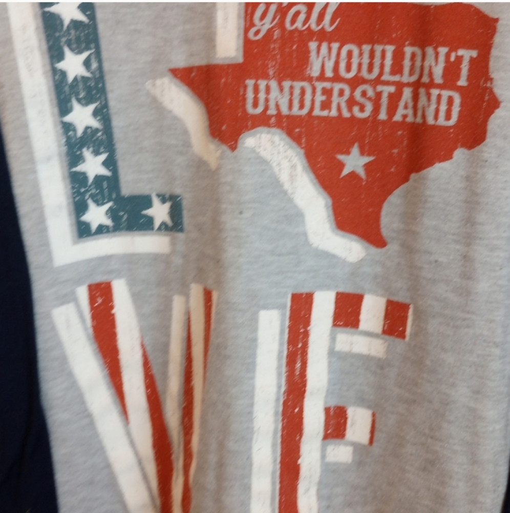 Texas Large Women's T-Shirt - Picture 2 of 4